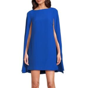 Ralph Lauren Vibrant Blue cape dress